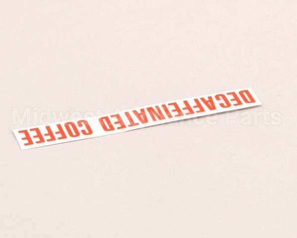 00879.0000 Bunn Decal, Decaffeinated Coffee