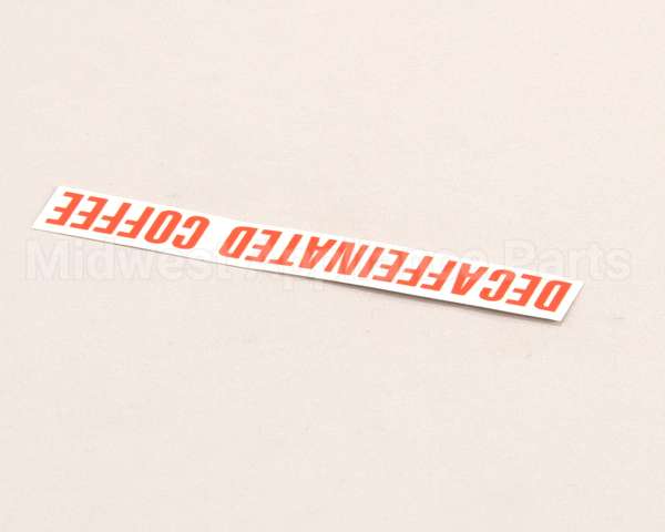00879.0000 Bunn Decal, Decaffeinated Coffee
