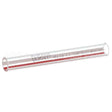 009752 Compatible Groen Tube, Glass-Red & White Stripe