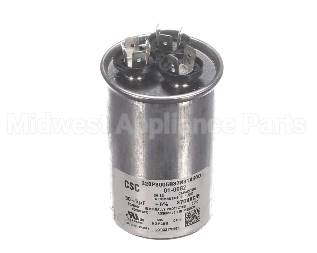 01-0082 Nortek Run Cap,Dual Round,370V,5+30Uf