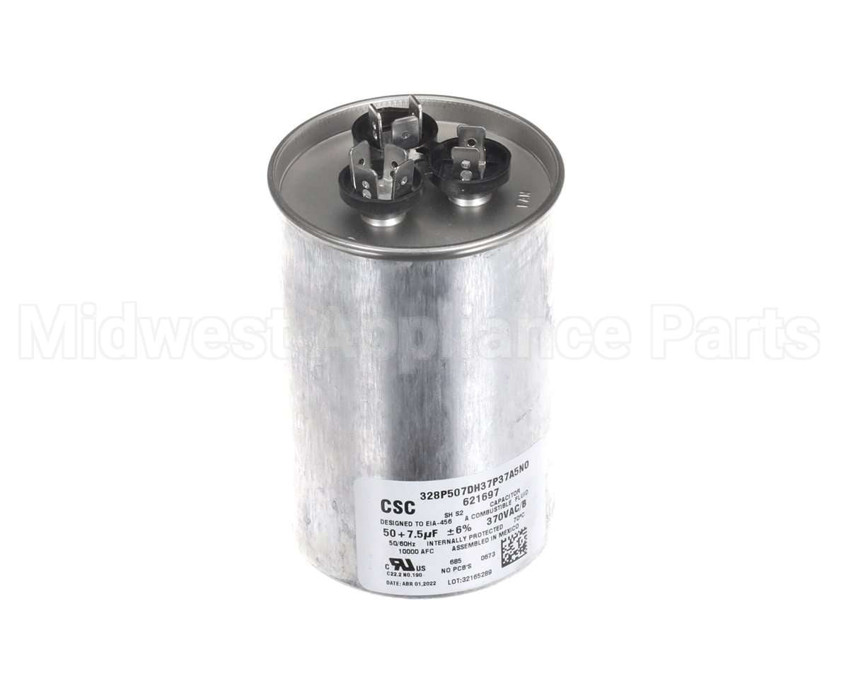 01-0273 Nortek Run Cap,Dual Round,370V,7.5+50Uf