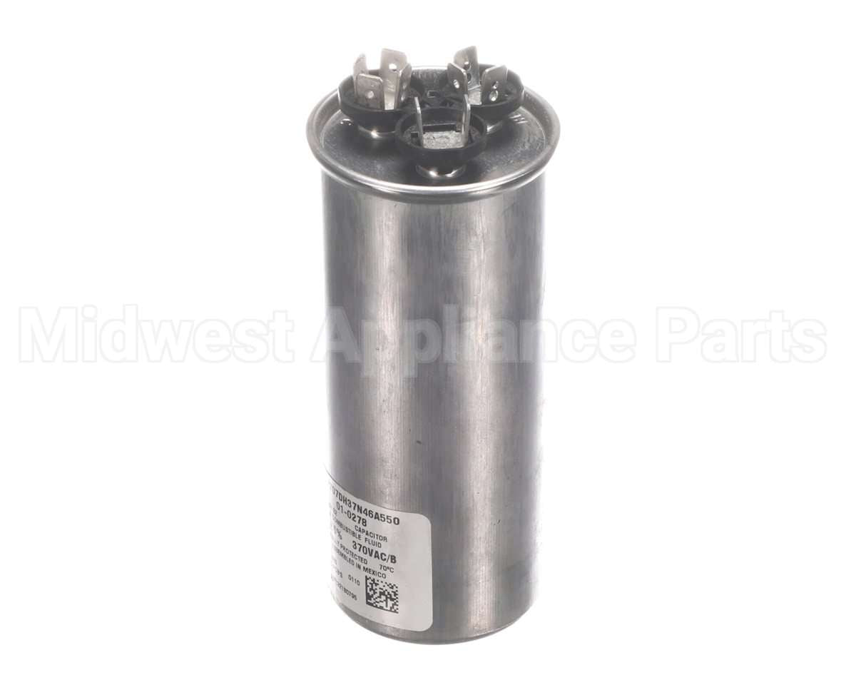 01-0278 Nortek Run Cap,Dual Round,370V,7.5+70Uf