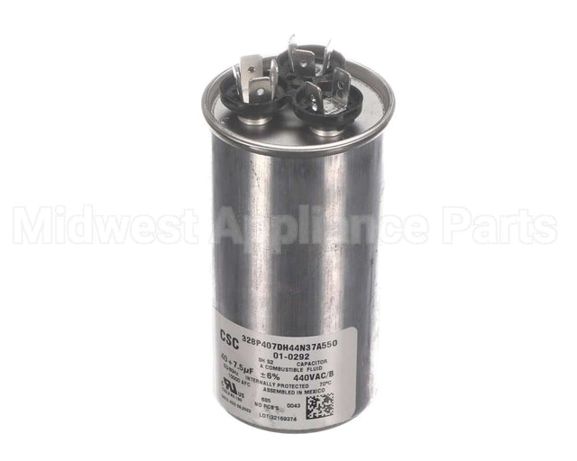 01-0292 Nortek Run Cap,Dual Round,440V,7.5+40Uf