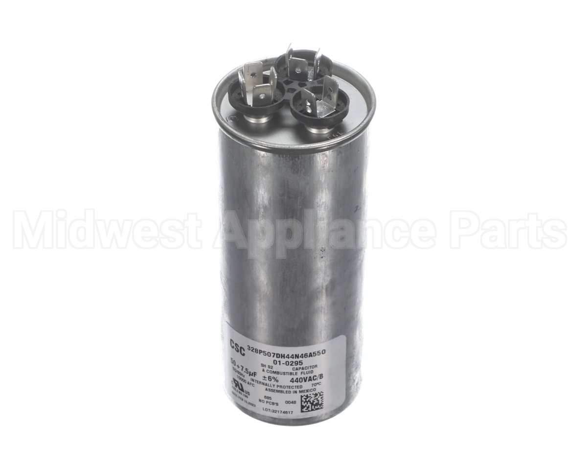 01-0295 Nortek Run Cap,Dual Round,440V,7.5+50Uf