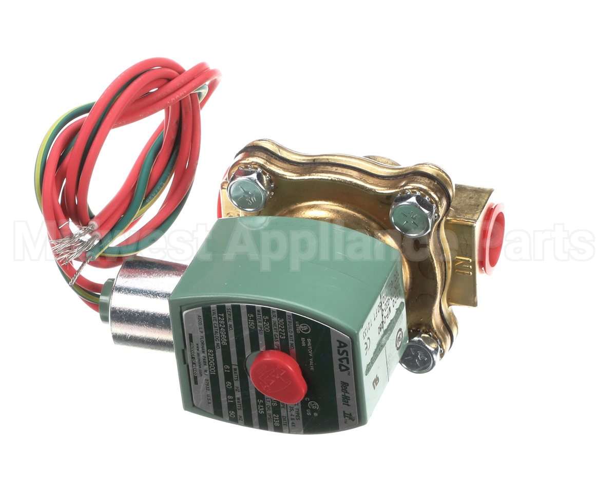01-206416 Hobart Valve, 3/8 Sol. Water 120V