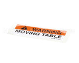 01-403175-00767 Berkel Label,Table Warning