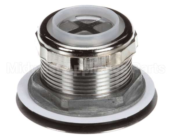 01000766 Glastender Drain Fitting, 1-1/2, Stainles