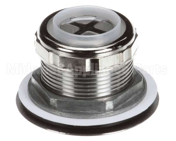 01000766 Glastender Drain Fitting, 1-1/2, Stainles