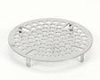 010385-45 T&S Brass 3 Flat Strainer, Stainless Steel