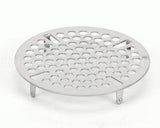 010385-45 T&S Brass 3 Flat Strainer, Stainless Steel