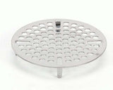 010385-45 T&S Brass 3 Flat Strainer, Stainless Steel