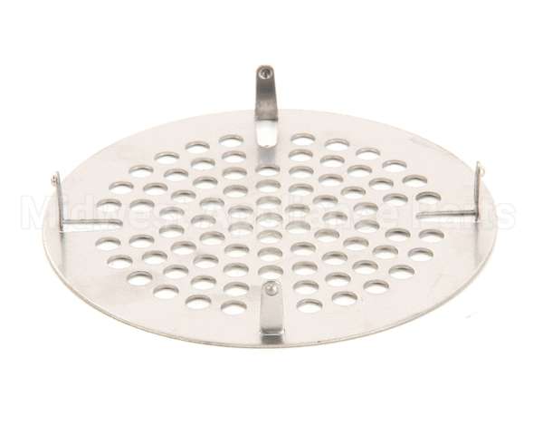 010386-45 T&S Brass 3-1/2 Flat Strainer, Stainless Steel