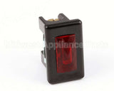 01088.0000 Bunn Lamp, Red Lens-Blk Bezel 120V