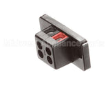 01106.0001 Bunn Terminal Block,2 Pole-Red/Blk