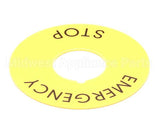 0121038 Meiko Adhesive Plate Schrifteinlage