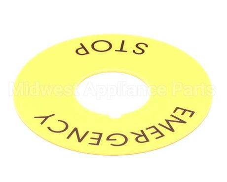 0121038 Meiko Adhesive Plate Schrifteinlage