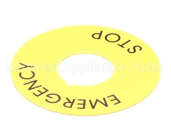 0121038 Meiko Adhesive Plate Schrifteinlage