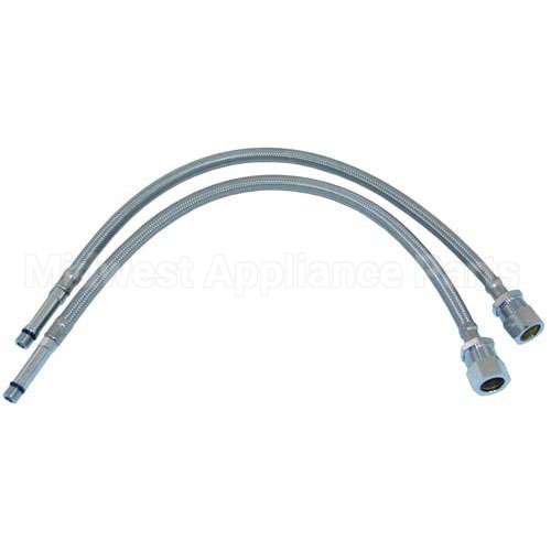 012534-45 Compatible TS Brass Supply Hoses 20" S/S