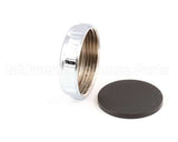 012640-45 T&S Brass Overflow Cap W/ Sealing Washer (Waste Dr