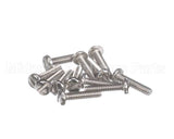 01303.7999 Bunn Screw,4-40 X .50 Pnh Sltd Sst(Pkg/12)&