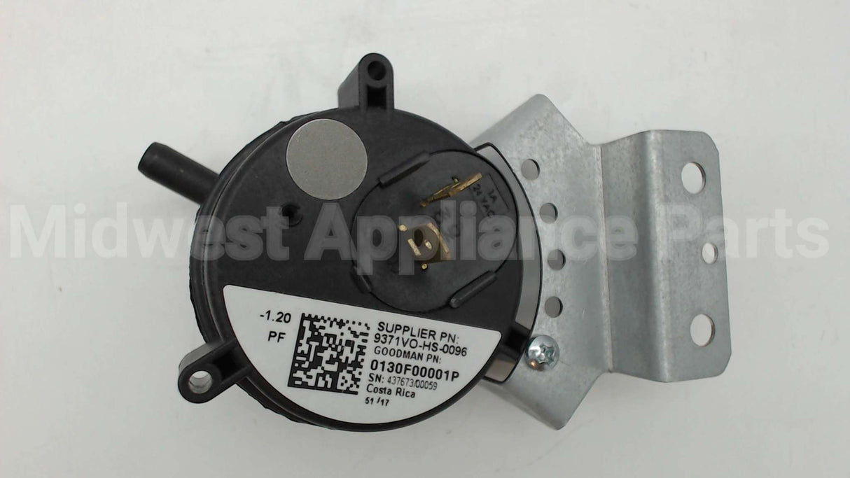 0130F00001P Amana-Goodman -1.20"Pf Spst Pressure Switch