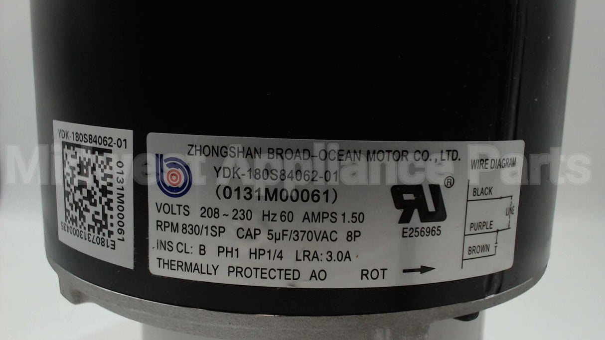 0131M00061SP Amana-Goodman 208-230V1Ph 830Rpm 1Sp Motor