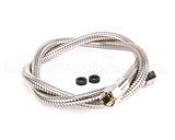 013E-48H T&S Brass Flexible Stainless Steel Hose, 48 Length