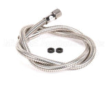 013E-48H T&S Brass Flexible Stainless Steel Hose, 48 Length