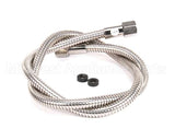 013E-48H T&S Brass Flexible Stainless Steel Hose, 48 Length