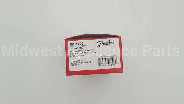 013G-8562 Danfoss Wallmtsensor&Dial 6'Cap Ra2000
