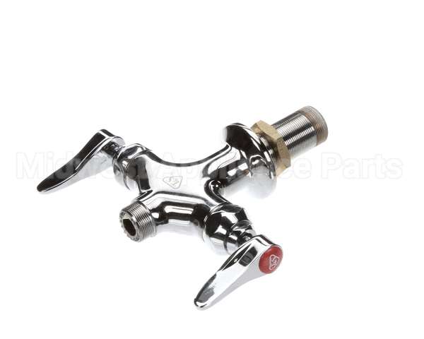 014207-40 T&S Brass Easy Install Base Faucet: Single Hole, D