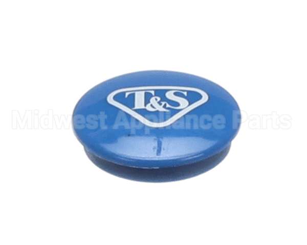 018506-19NS T&S Brass Snap-In Index Button, Medium-Blue, T&S L