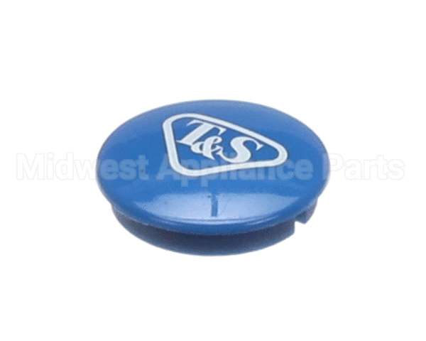 018506-19NS T&S Brass Snap-In Index Button, Medium-Blue, T&S L