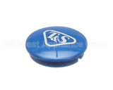 018506-19NS T&S Brass Snap-In Index Button, Medium-Blue, T&S L