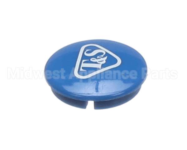 018506-19NS T&S Brass Snap-In Index Button, Medium-Blue, T&S L