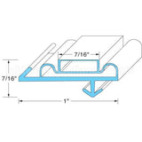 02-10090-0011 Compatible Anthony Door Gasket 28-3/4W X 70 L Od