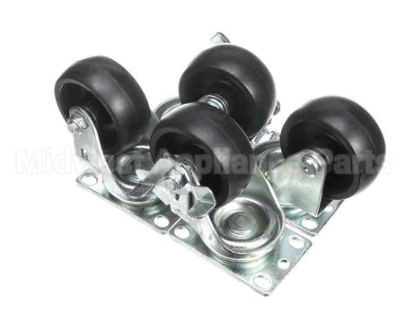 02-160620 Master-Bilt Casters Set/4, 2 Locking 2 Non