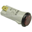 02.19.070R Compatible Hatco Signal Light 1/2" Red 125V
