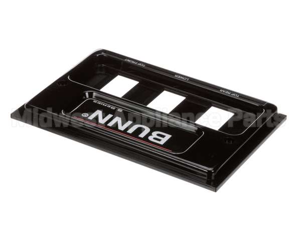 02610.0012 Bunn Front End Cap Assembly, Blk Pour-O