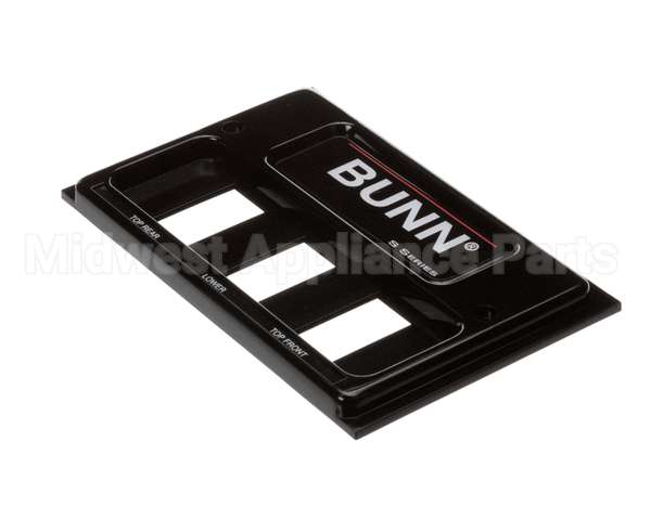 02610.0012 Bunn Front End Cap Assembly, Blk Pour-O