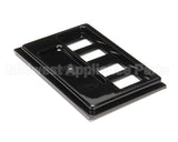 02625.0000 Bunn Front End Cap, 4-Hole Black