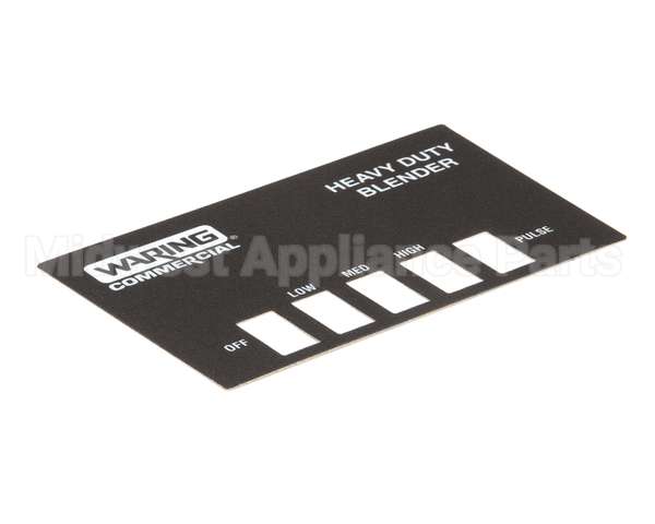 026724 Waring Name Plate