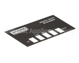 026724 Waring Name Plate