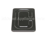 02722.0001 Bunn Lid, Pour-In Rect-Sst (Black)
