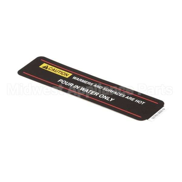 02763.0000 Compatible Bunn Decal, Caution-Hotsurf/Pourin