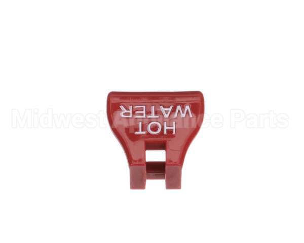 02861.1006 Bunn Kit, Faucet Handle Push Red-Warning Hot