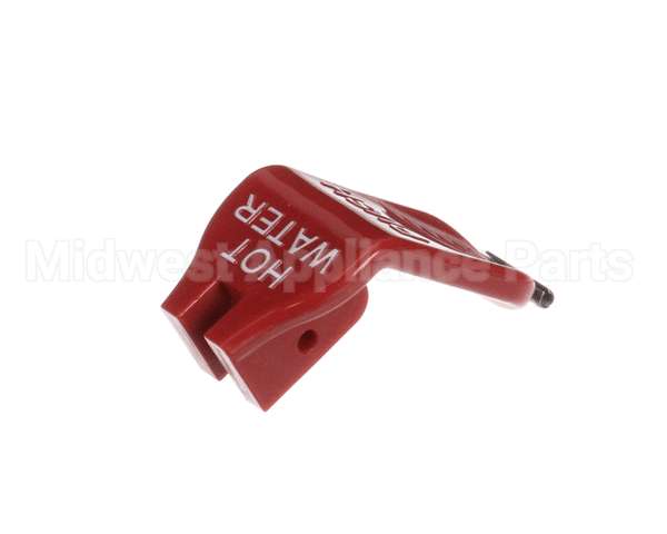 02861.1006 Bunn Kit, Faucet Handle Push Red-Warning Hot