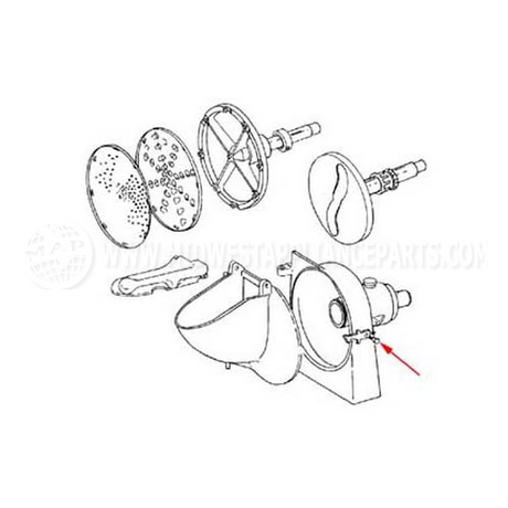 00-008917 Compatible Hobart Latch Screw