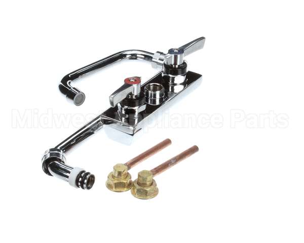 03000465 Glastender Faucet, Backsplash Mount With 18" Double