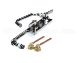 03000465 Glastender Faucet, Backsplash Mount With 18" Double